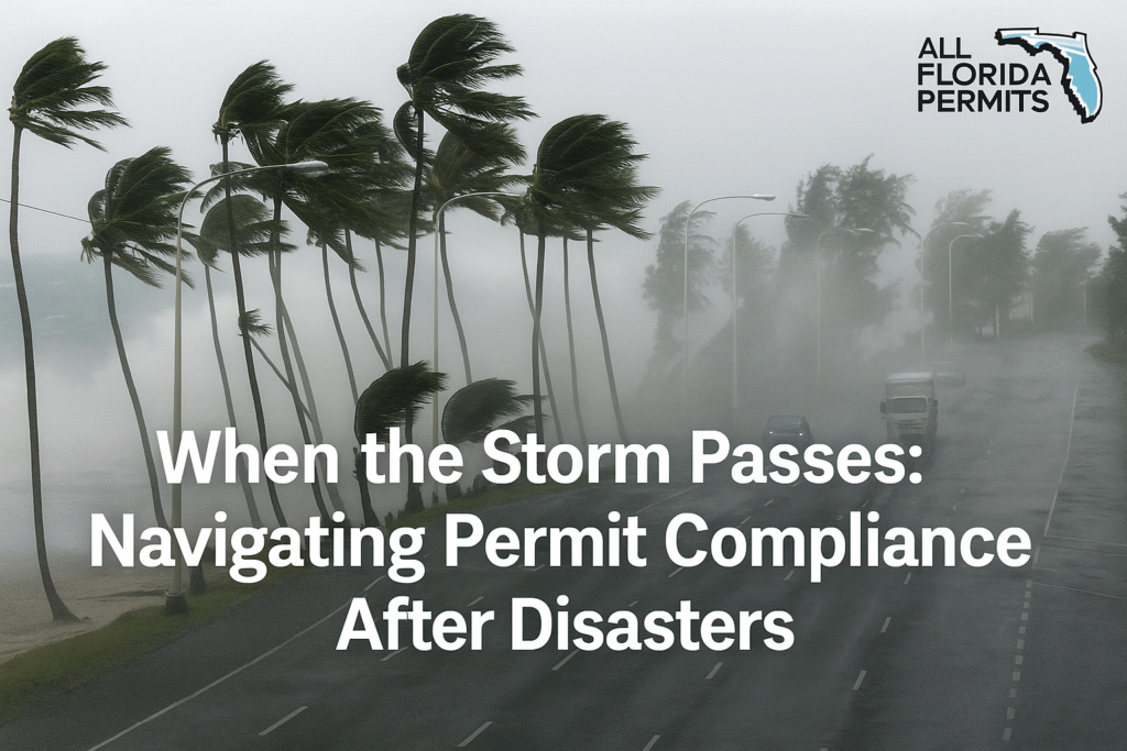 Heavy rain and wind during a severe storm