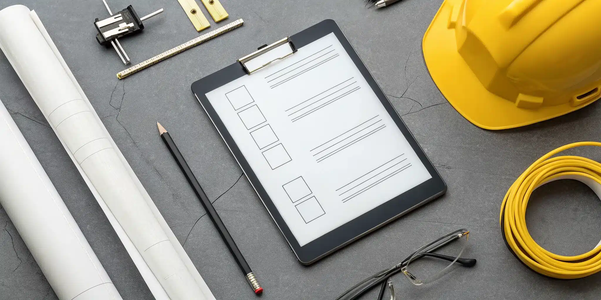 Construction plans and a checklist to apply for an electrical permit.