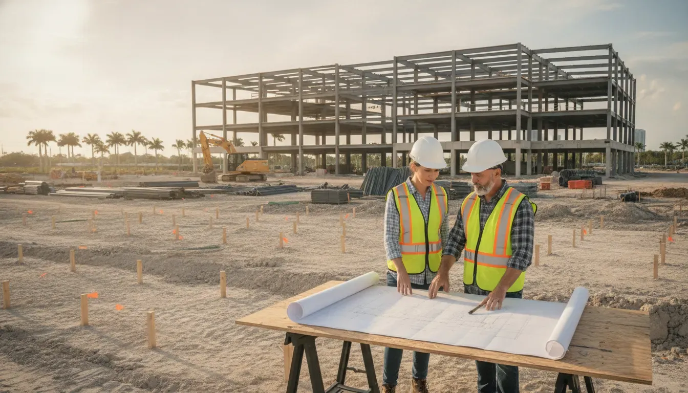 Putnam County Florida building permit process for a commercial construction project